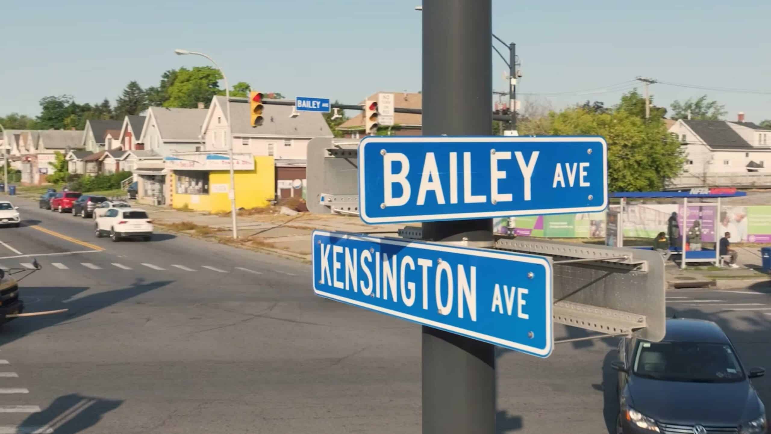 Intersection of Kenmore and Bailey in Buffalo, NY